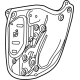 GM 23505787 Water Shield, Front Driver Side