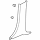 GM 42553120 Lower Center Pillar Trim, Light Gray, Driver Side