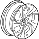 GM 42514280 Wheel, Alloy, Rear