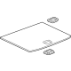 GM 84912995 Floor Cover, Jet Black, Rear