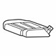 GM 84855535 Cushion Cover, Black, Rear Passenger Side