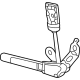 GM 87823465 Tensioner, Jet Black, Passenger Side