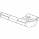 GM 26219112 Seat Cushion Pad, Rear