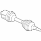 GM 22873498 Axle Assembly, Front Driver Side