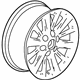 GM 20989562 Wheel, Alloy, Rear