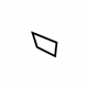 GM 15801400 Door Trim Panel Cover, Titanium, Passenger Side