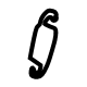 GM 23188597 Upper Center Pillar Trim Spring, Driver Side