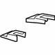 GM 20812660 Track End Cover, Front Driver Side