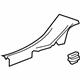 GM 84429616 Rear Sill Plate, Jet Black, Passenger Side
