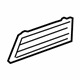 GM 15896196 Air Grille, Titanium, Passenger Side