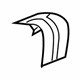 GM 23193645 Hinge Cover, Rear