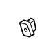 GM 11610769 Upper Center Pillar Trim Retainer, Rear