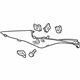 GM 23351596 Upper Quarter Trim, Rear Driver Side