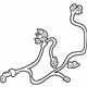GM 15381038 Wire Harness, Front Driver Side