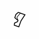 GM 23197745 Closing Plate Gusset, Passenger Side