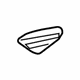 GM 23341321 Defroster Grille, Passenger Side
