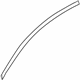 GM 22742984 Stripe Tape, Front Driver Side