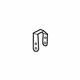 GM 84052267 Upper Bracket, Front