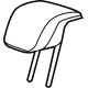 GM 95083159 Headrest, Black; Titanium