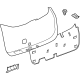 GM 84551905 Lower Gate Trim, Jet Black