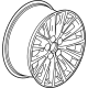 GM 84741508 Wheel, Silver, Front