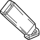 GM 87836906 Buckle, Driver Side