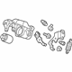 GM 13509994 Caliper, Rear Driver Side