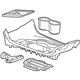 GM 84374959 Trim Plate, Black, Front