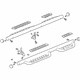 GM 84157000 Running Board, Black