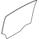 GM 23377174 Door Glass, Rear Driver Side