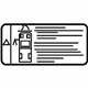 GM 20962353 Caution Label
