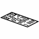 GM 23256363 A/C Label