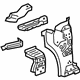 GM 23227519 Hinge Pillar Reinforcement, Front Driver Side