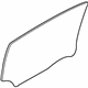GM 20997941 Moveable Glass, Rear Driver Side