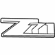 GM 25798302 Decal, Charcoal, Rear