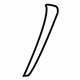 GM 22722093 Belt Weatherstrip, Red Line, Driver Side