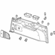 GM 23407848 Lower Quarter Trim, Rear