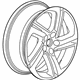 GM 84348843 Wheel, Alloy, Rear