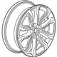 GM 84348844 Wheel, Alloy, Rear