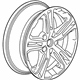 GM 84348842 Wheel, Alloy, Black, Rear
