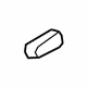 GM 23326843 Seat Switch Knob, Titanium, Front