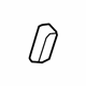 GM 23326844 Seat Switch Knob, Titanium, Front