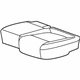 GM 42396243 Cushion Cover, Black, Rear