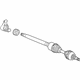 GM 84853405 Axle Assembly, Front Passenger Side