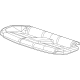 GM 84926557 Cushion Cover, Gray