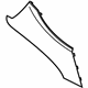 GM 9073449 Side Trim Panel