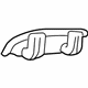 GM 22620527 Handle, Outside, Black, Driver Side