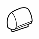 GM 88992582 Headrest Cover, Black