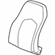 GM 22737807 Seat Back Cover, Driver Side