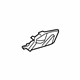 GM 84314378 Handle, Inside, Jet Black, Rear Driver Side